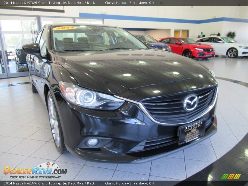 2014 Mazda MAZDA6 Grand Touring Jet Black Mica / Black Photo #6