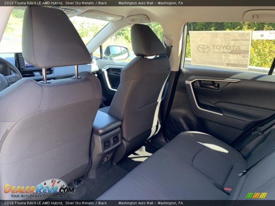2019 Toyota RAV4 LE AWD Hybrid Silver Sky Metallic / Black Photo #15
