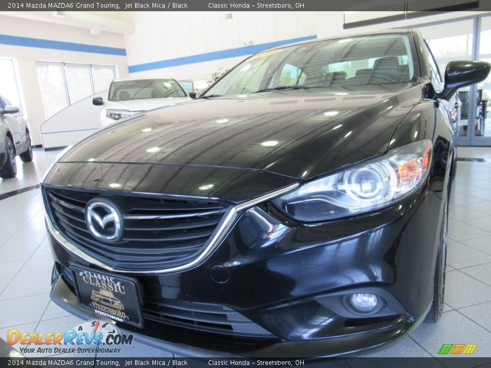 2014 Mazda MAZDA6 Grand Touring Jet Black Mica / Black Photo #7