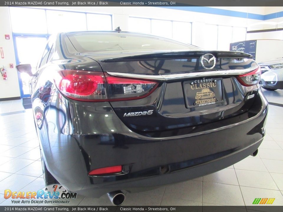2014 Mazda MAZDA6 Grand Touring Jet Black Mica / Black Photo #9