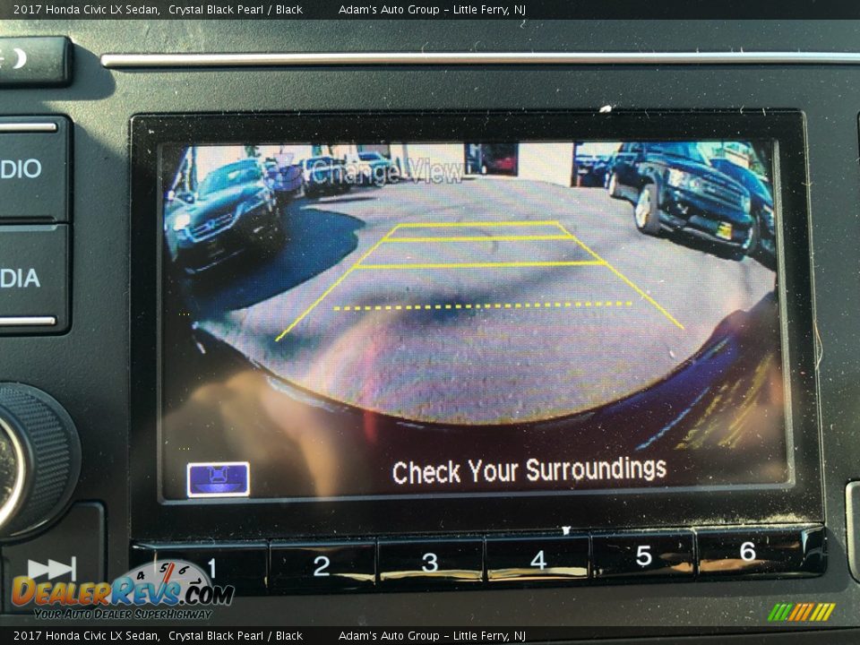 2017 Honda Civic LX Sedan Crystal Black Pearl / Black Photo #16