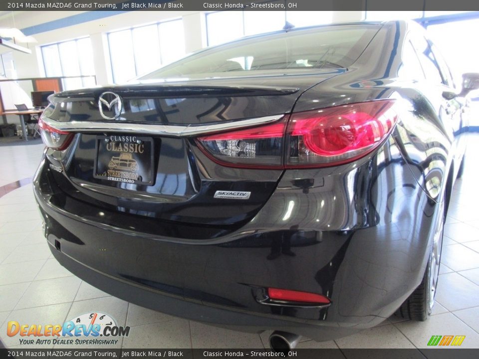 2014 Mazda MAZDA6 Grand Touring Jet Black Mica / Black Photo #10