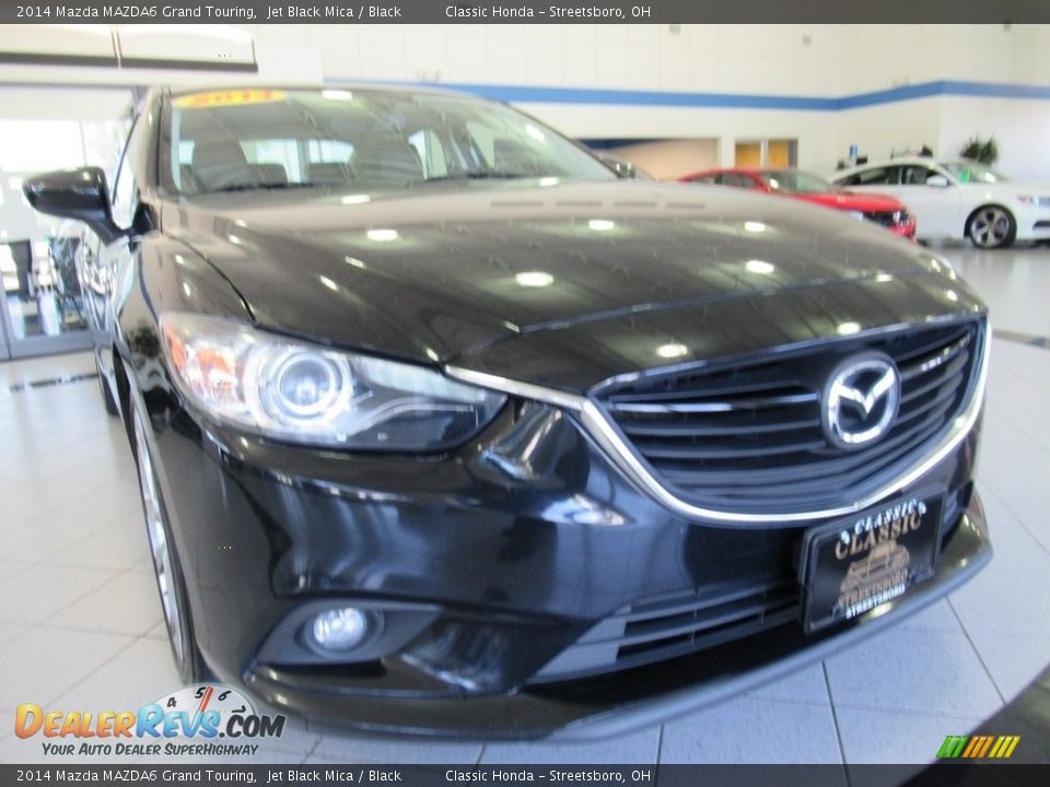 2014 Mazda MAZDA6 Grand Touring Jet Black Mica / Black Photo #12