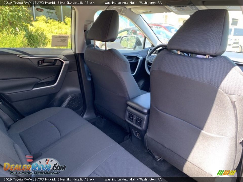 2019 Toyota RAV4 LE AWD Hybrid Silver Sky Metallic / Black Photo #24