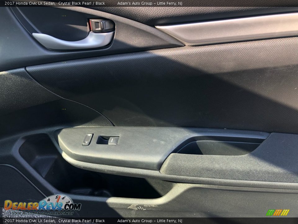 2017 Honda Civic LX Sedan Crystal Black Pearl / Black Photo #18
