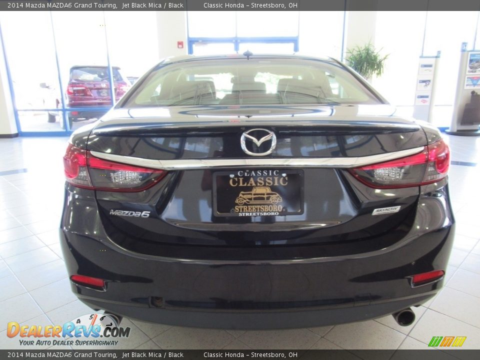 2014 Mazda MAZDA6 Grand Touring Jet Black Mica / Black Photo #14