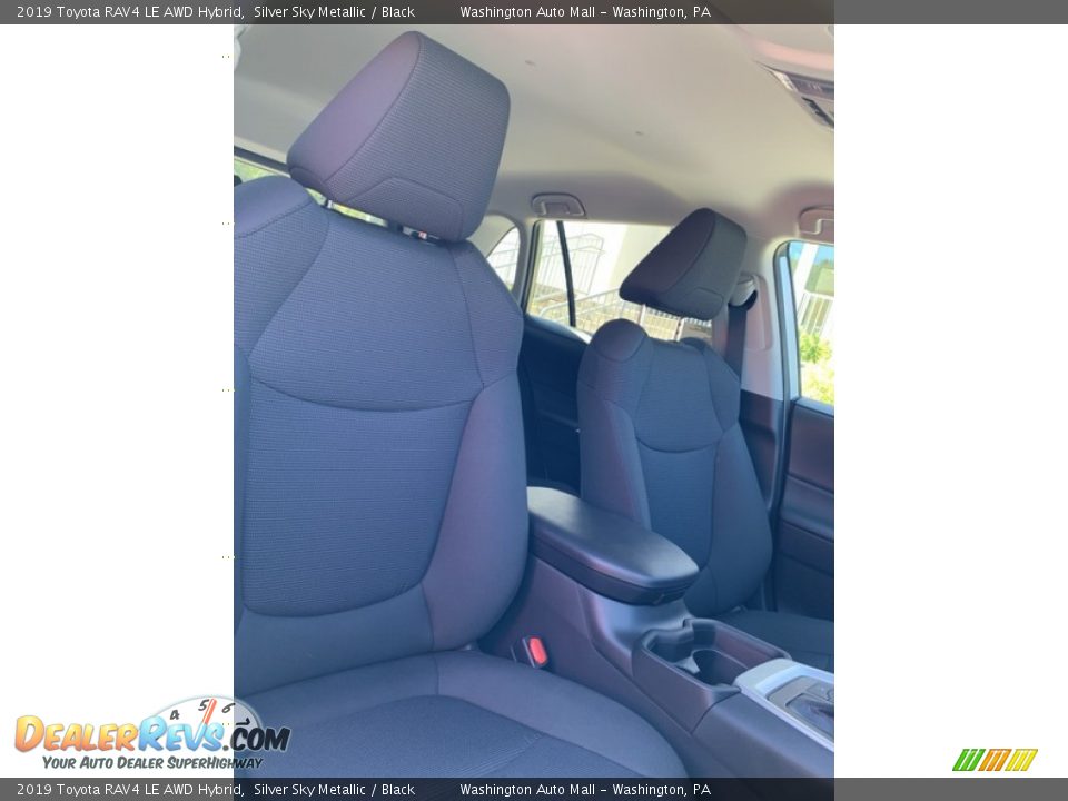 2019 Toyota RAV4 LE AWD Hybrid Silver Sky Metallic / Black Photo #25
