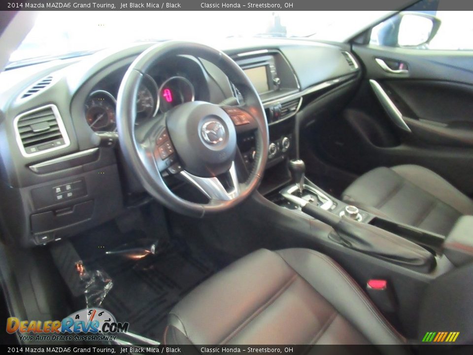 2014 Mazda MAZDA6 Grand Touring Jet Black Mica / Black Photo #15