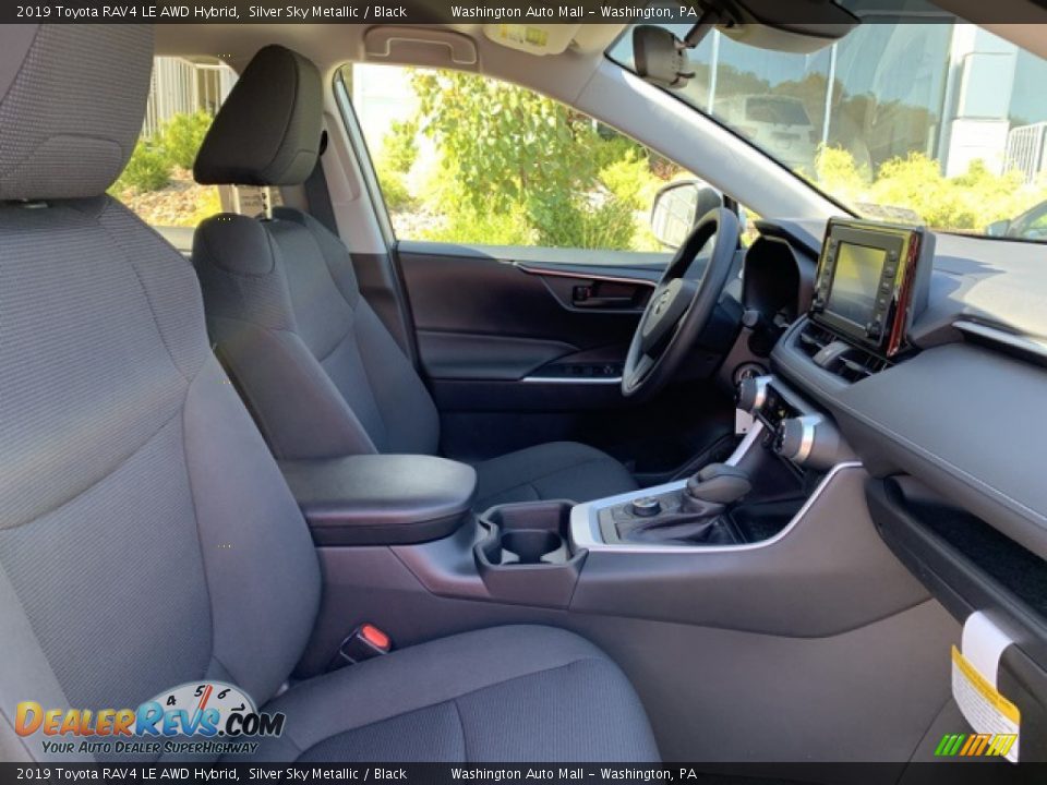 2019 Toyota RAV4 LE AWD Hybrid Silver Sky Metallic / Black Photo #26