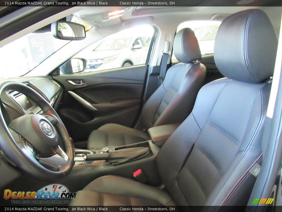 2014 Mazda MAZDA6 Grand Touring Jet Black Mica / Black Photo #16