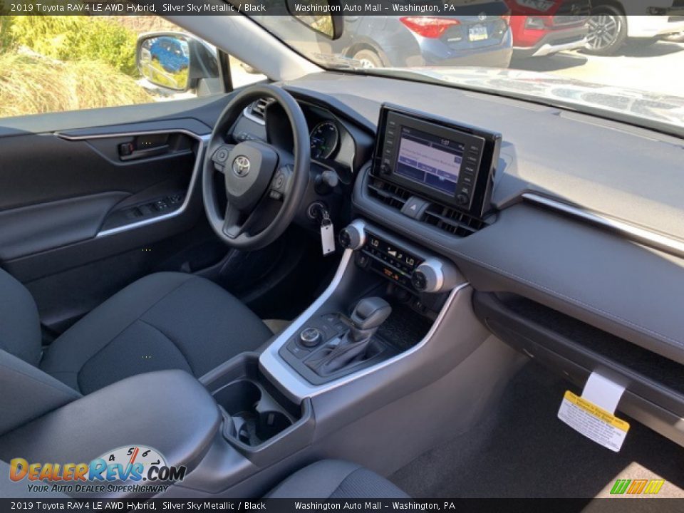 2019 Toyota RAV4 LE AWD Hybrid Silver Sky Metallic / Black Photo #27