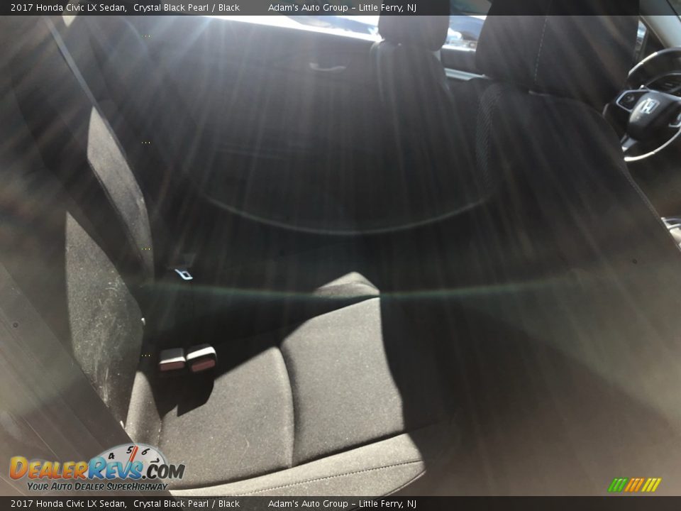 2017 Honda Civic LX Sedan Crystal Black Pearl / Black Photo #20