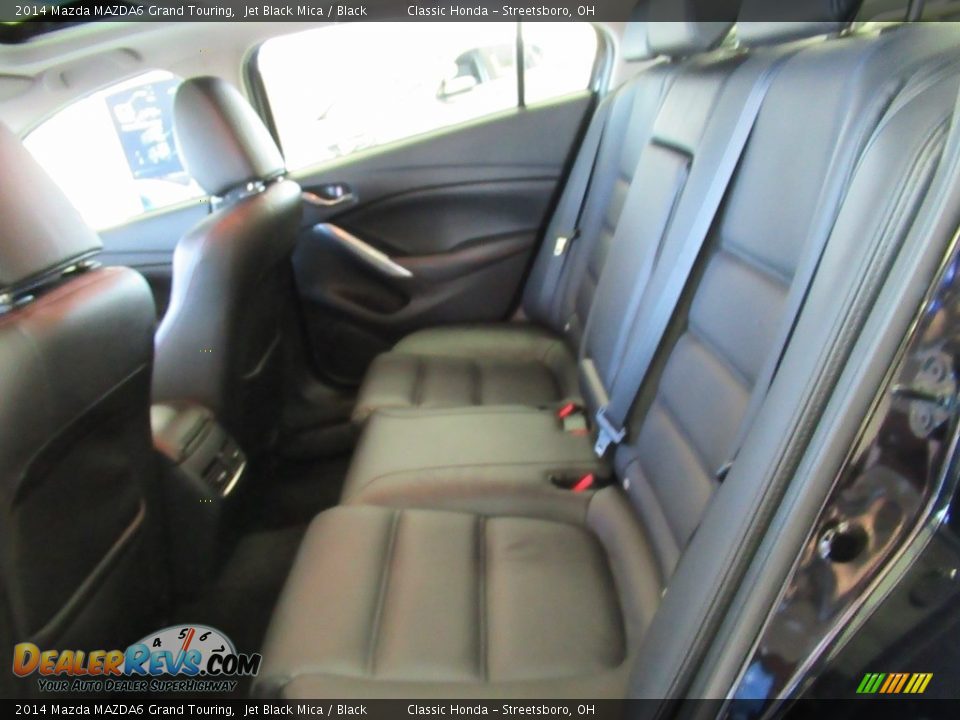 2014 Mazda MAZDA6 Grand Touring Jet Black Mica / Black Photo #18