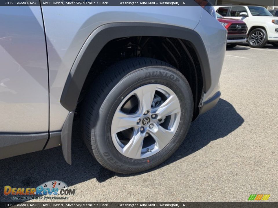 2019 Toyota RAV4 LE AWD Hybrid Silver Sky Metallic / Black Photo #30