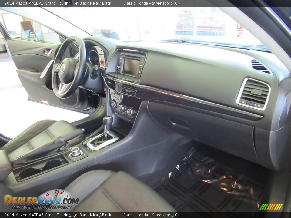 2014 Mazda MAZDA6 Grand Touring Jet Black Mica / Black Photo #19