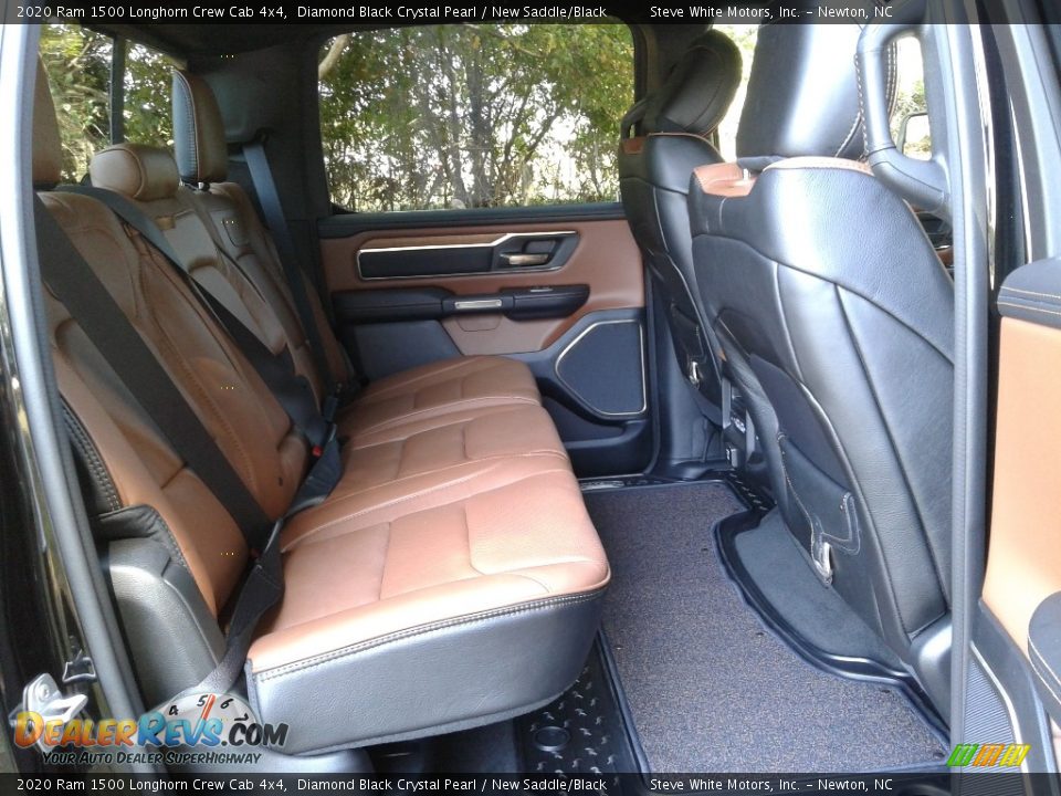 Rear Seat of 2020 Ram 1500 Longhorn Crew Cab 4x4 Photo #16