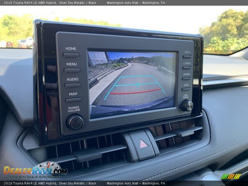 2019 Toyota RAV4 LE AWD Hybrid Silver Sky Metallic / Black Photo #35