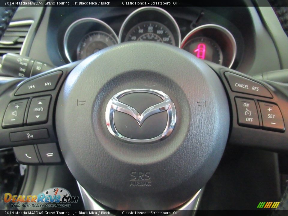 2014 Mazda MAZDA6 Grand Touring Jet Black Mica / Black Photo #23