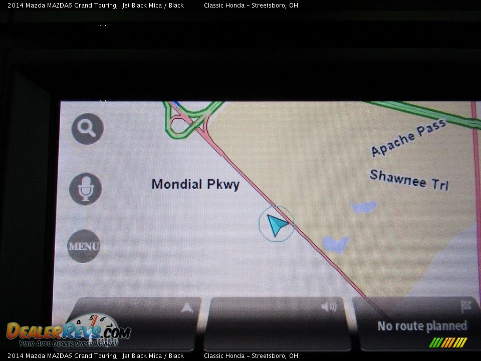 2014 Mazda MAZDA6 Grand Touring Jet Black Mica / Black Photo #27