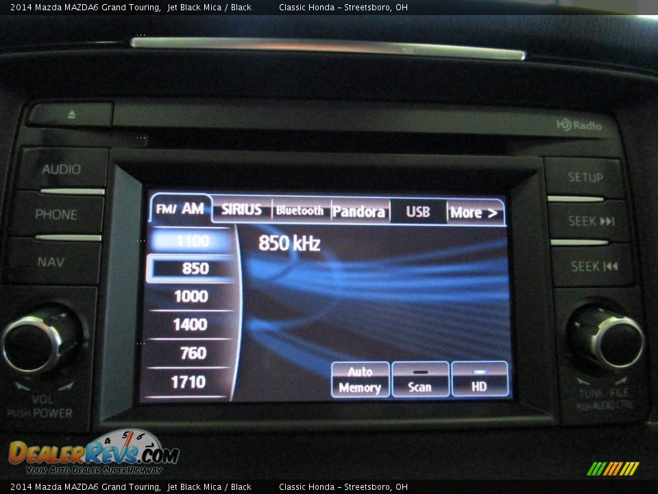 2014 Mazda MAZDA6 Grand Touring Jet Black Mica / Black Photo #28