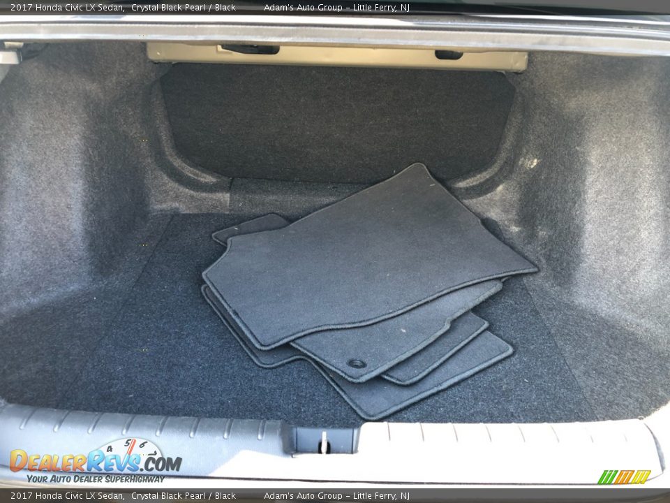 2017 Honda Civic LX Sedan Crystal Black Pearl / Black Photo #23