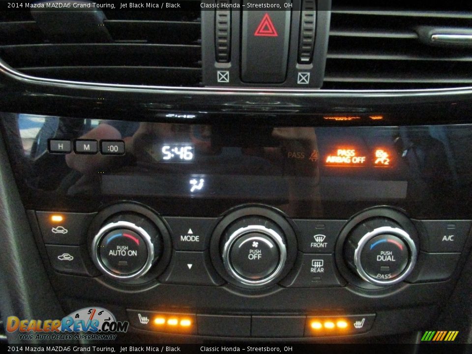 2014 Mazda MAZDA6 Grand Touring Jet Black Mica / Black Photo #29