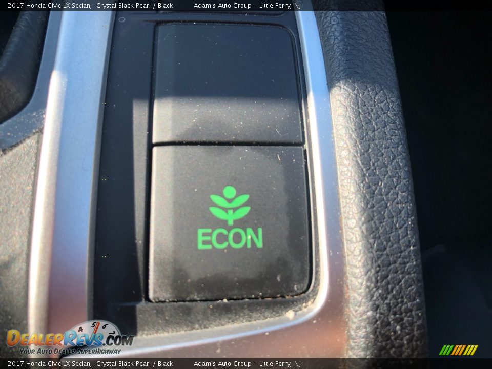 2017 Honda Civic LX Sedan Crystal Black Pearl / Black Photo #26