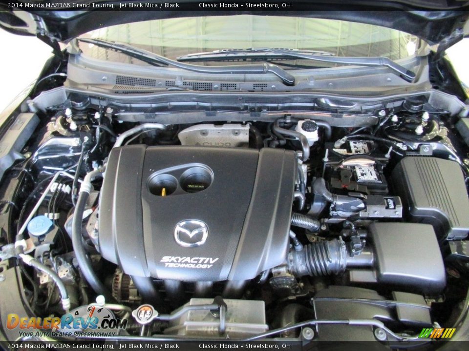 2014 Mazda MAZDA6 Grand Touring Jet Black Mica / Black Photo #36
