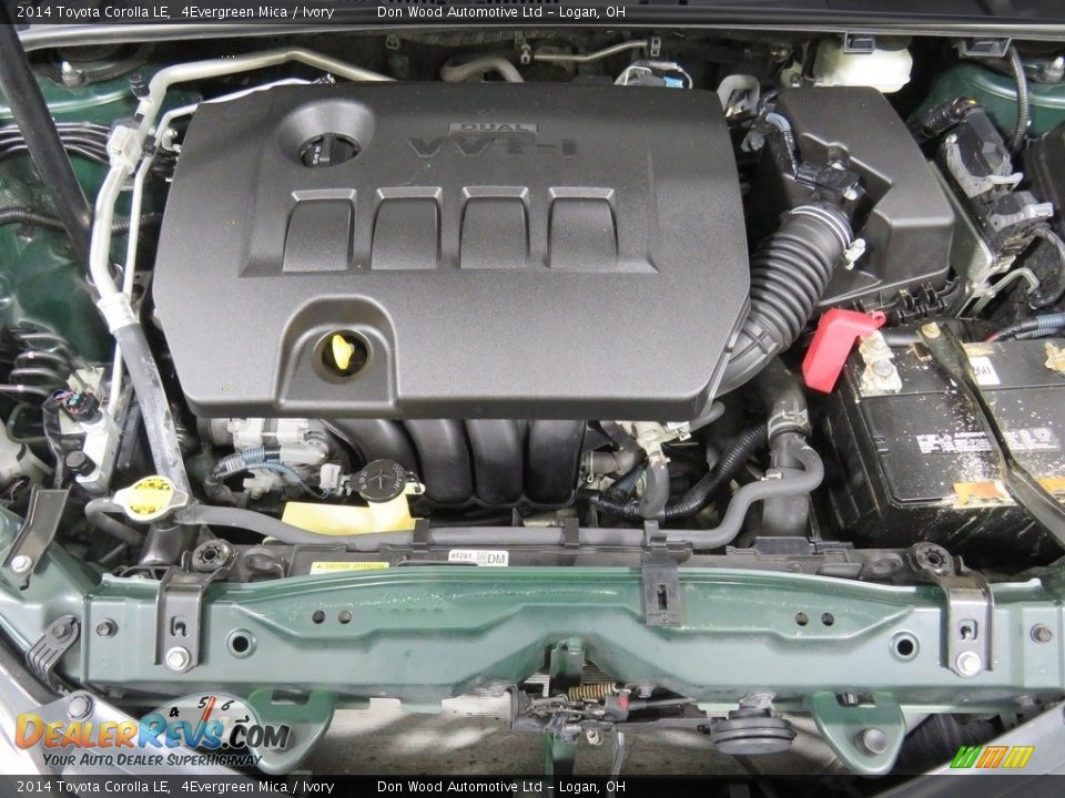 2014 Toyota Corolla LE 4Evergreen Mica / Ivory Photo #7