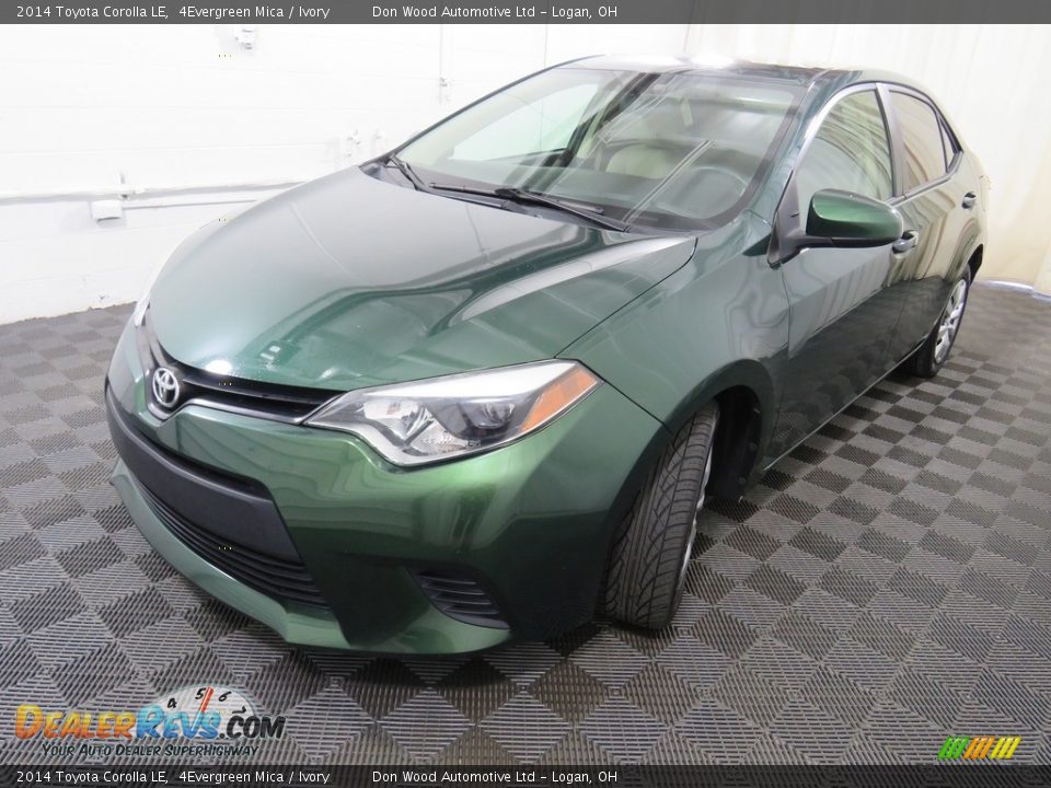 2014 Toyota Corolla LE 4Evergreen Mica / Ivory Photo #8