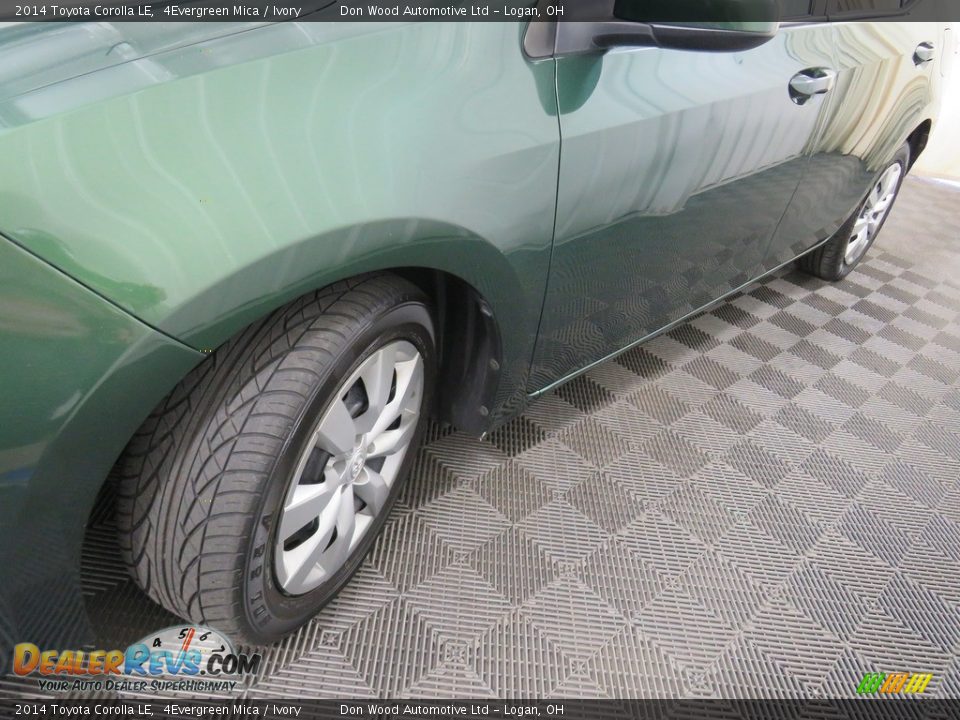2014 Toyota Corolla LE 4Evergreen Mica / Ivory Photo #9