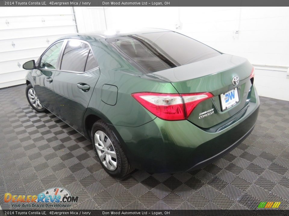 2014 Toyota Corolla LE 4Evergreen Mica / Ivory Photo #11