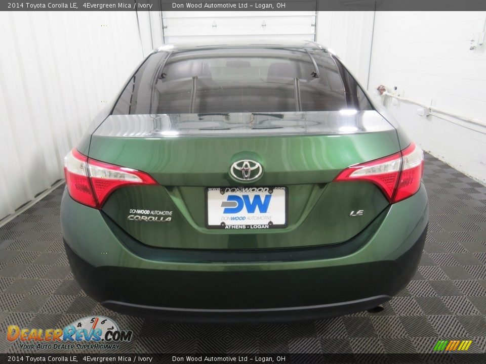 2014 Toyota Corolla LE 4Evergreen Mica / Ivory Photo #12