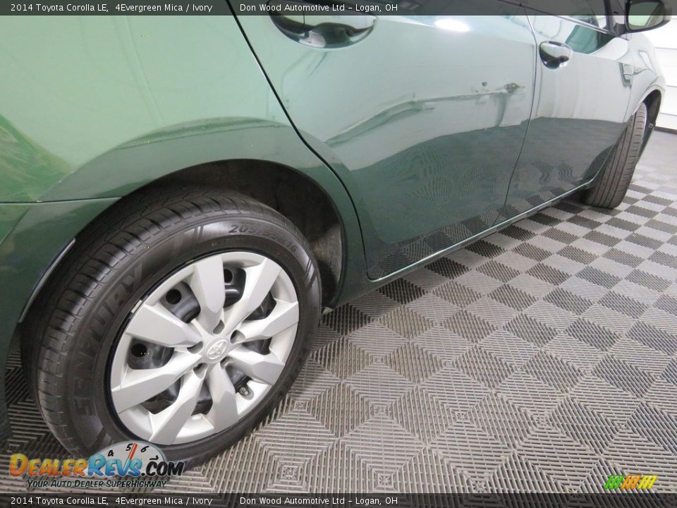 2014 Toyota Corolla LE 4Evergreen Mica / Ivory Photo #16