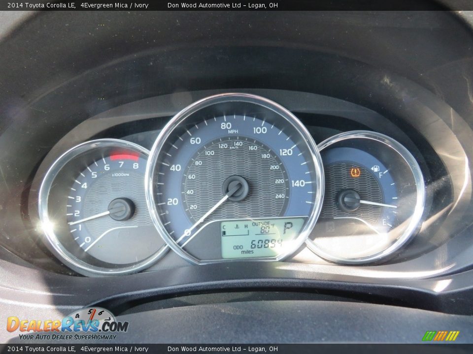 2014 Toyota Corolla LE 4Evergreen Mica / Ivory Photo #20