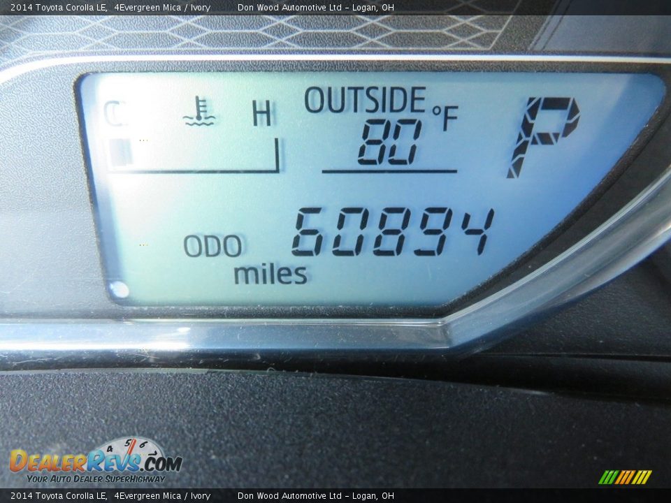 2014 Toyota Corolla LE 4Evergreen Mica / Ivory Photo #21