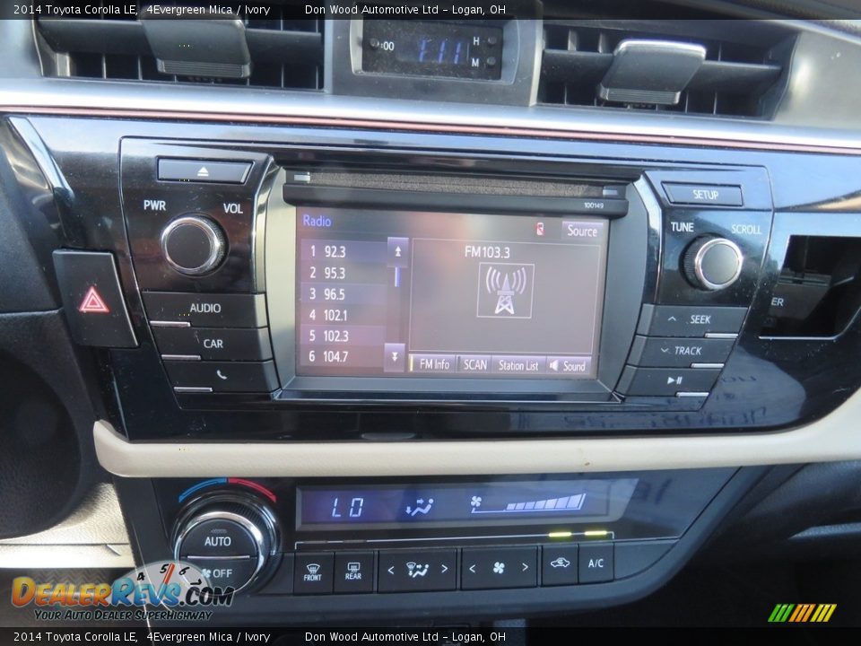 2014 Toyota Corolla LE 4Evergreen Mica / Ivory Photo #27