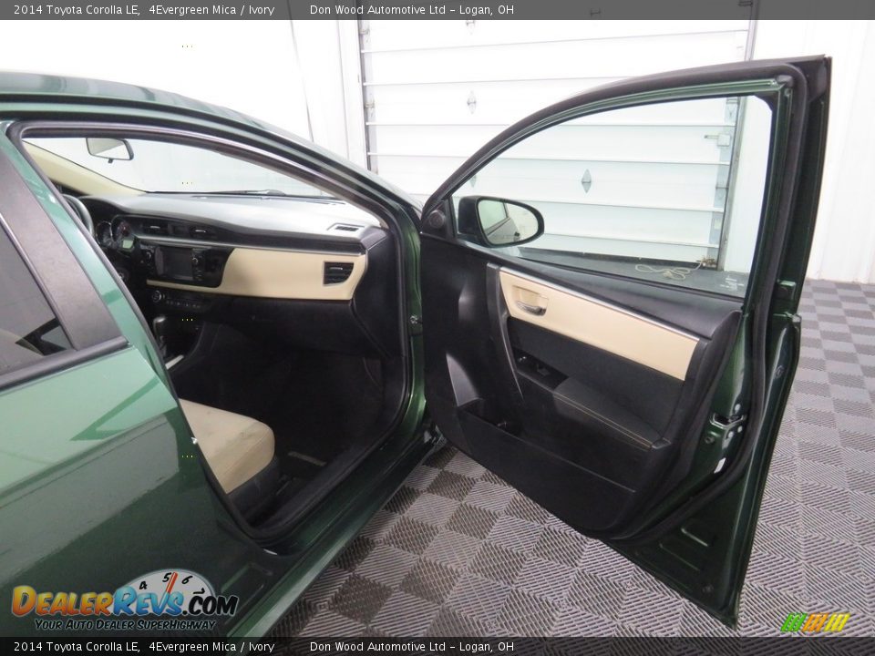2014 Toyota Corolla LE 4Evergreen Mica / Ivory Photo #32