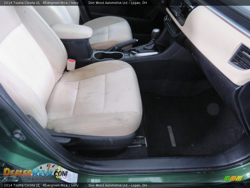 2014 Toyota Corolla LE 4Evergreen Mica / Ivory Photo #33
