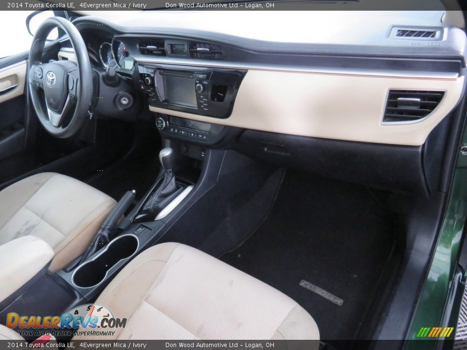 2014 Toyota Corolla LE 4Evergreen Mica / Ivory Photo #34