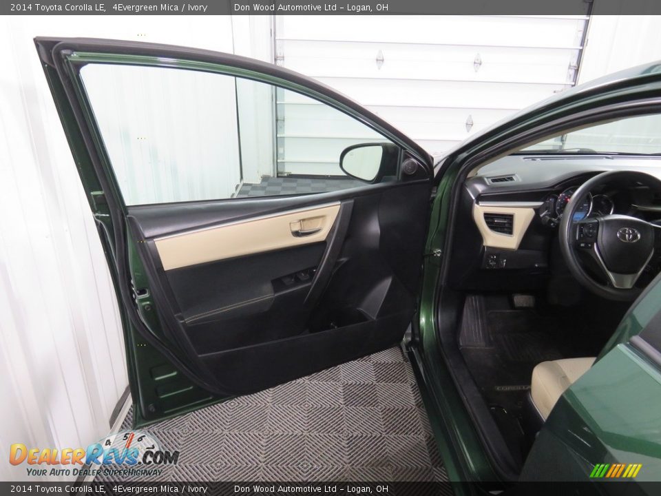 2014 Toyota Corolla LE 4Evergreen Mica / Ivory Photo #35