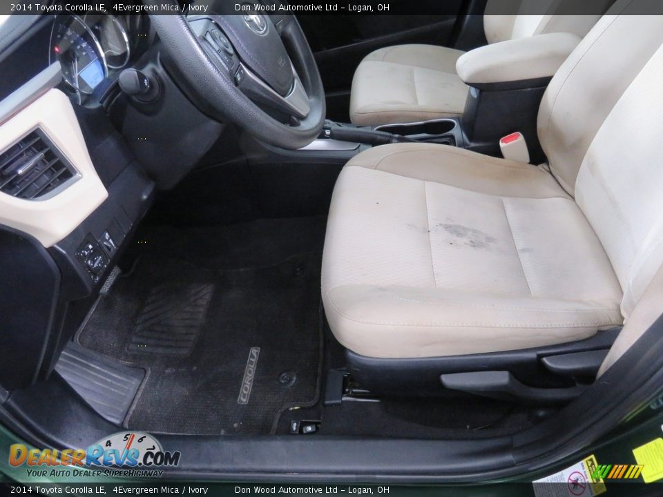 2014 Toyota Corolla LE 4Evergreen Mica / Ivory Photo #36