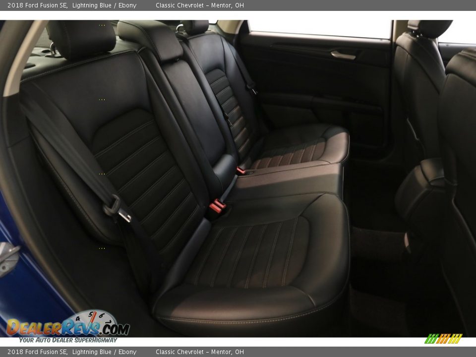 2018 Ford Fusion SE Lightning Blue / Ebony Photo #14
