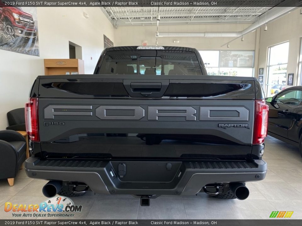 2019 Ford F150 SVT Raptor SuperCrew 4x4 Agate Black / Raptor Black Photo #3
