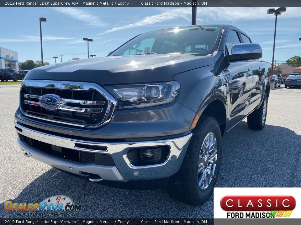 2019 Ford Ranger Lariat SuperCrew 4x4 Magnetic Metallic / Ebony Photo #1