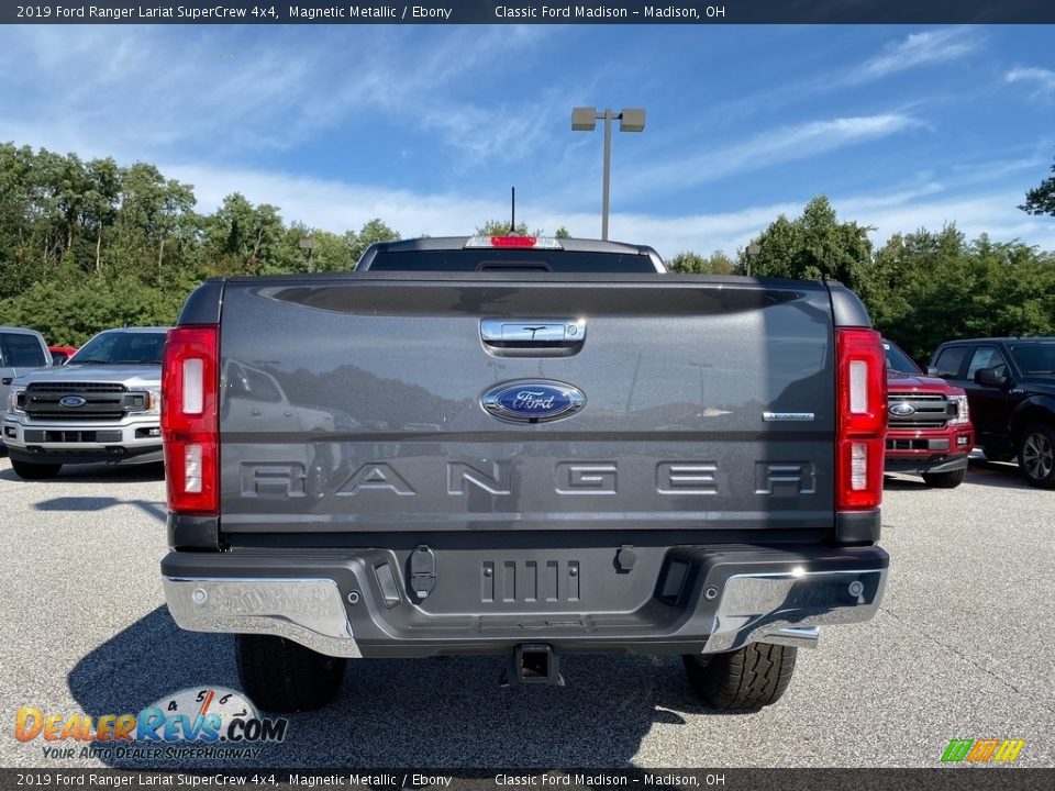 2019 Ford Ranger Lariat SuperCrew 4x4 Magnetic Metallic / Ebony Photo #3