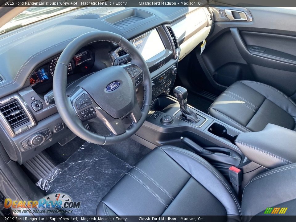 2019 Ford Ranger Lariat SuperCrew 4x4 Magnetic Metallic / Ebony Photo #4