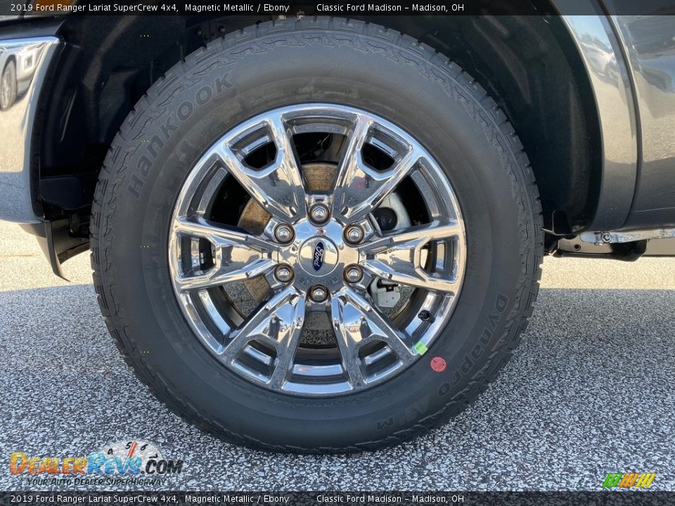 2019 Ford Ranger Lariat SuperCrew 4x4 Magnetic Metallic / Ebony Photo #6