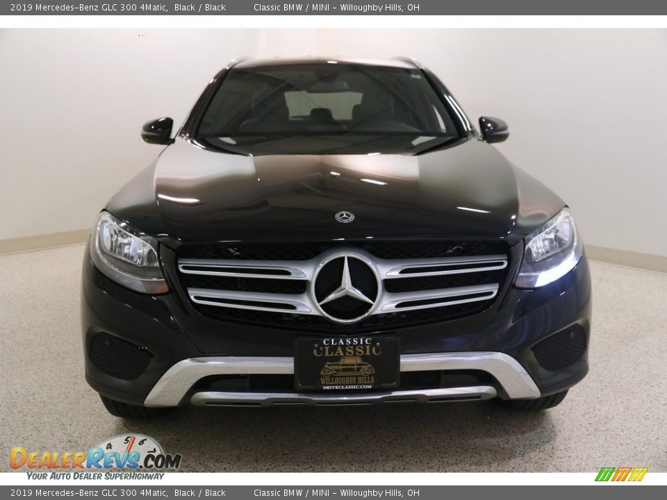 2019 Mercedes-Benz GLC 300 4Matic Black / Black Photo #2