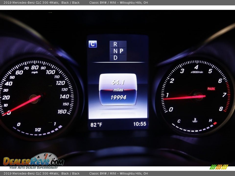 2019 Mercedes-Benz GLC 300 4Matic Black / Black Photo #11